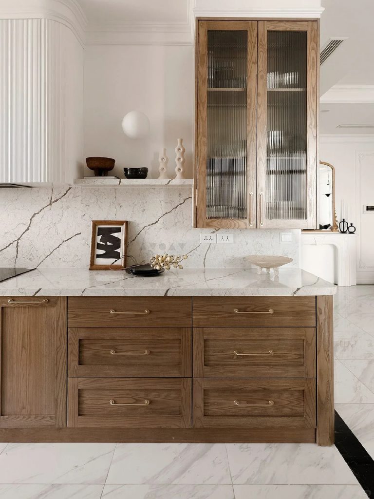 White + Wooden Kitchen 2